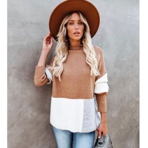 Vici Dolls Mock Neck Williamsburg Sweater M